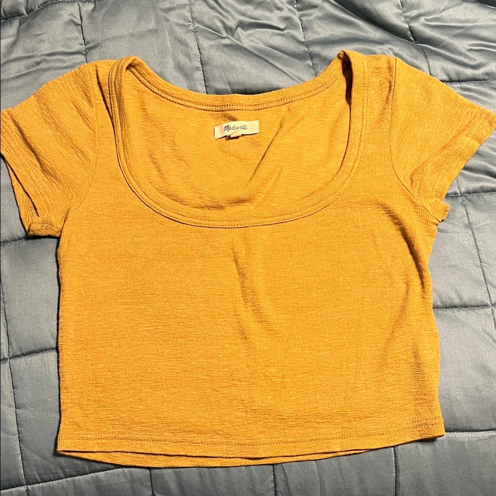 Mustard Yellow Women's Top by Madewell